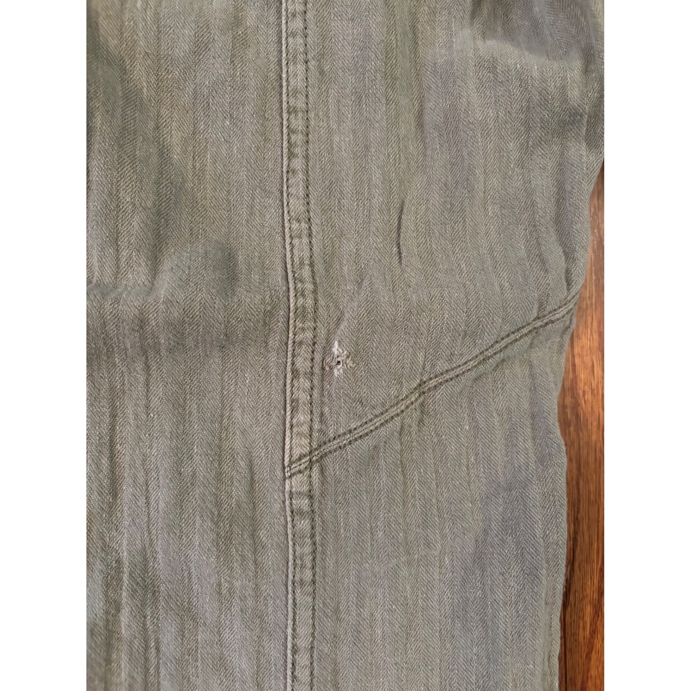 Free People Light Green 55% Linen Pants Size XS - Picture 10 of 12